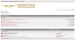 Desktop Screenshot of emiratesoffroaders.com